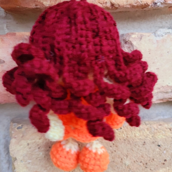 Attitude Girl Handmade Keycharm | Crochet Keychain - Picture 4 of 5